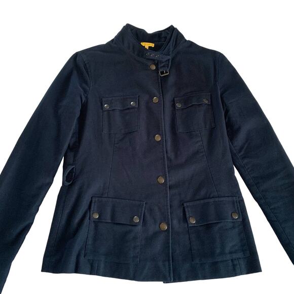 Via Penny Lane Reworked Apparel Jimi Hendrix Experience Custom Navy Blue Jacket - Picture 2 of 11